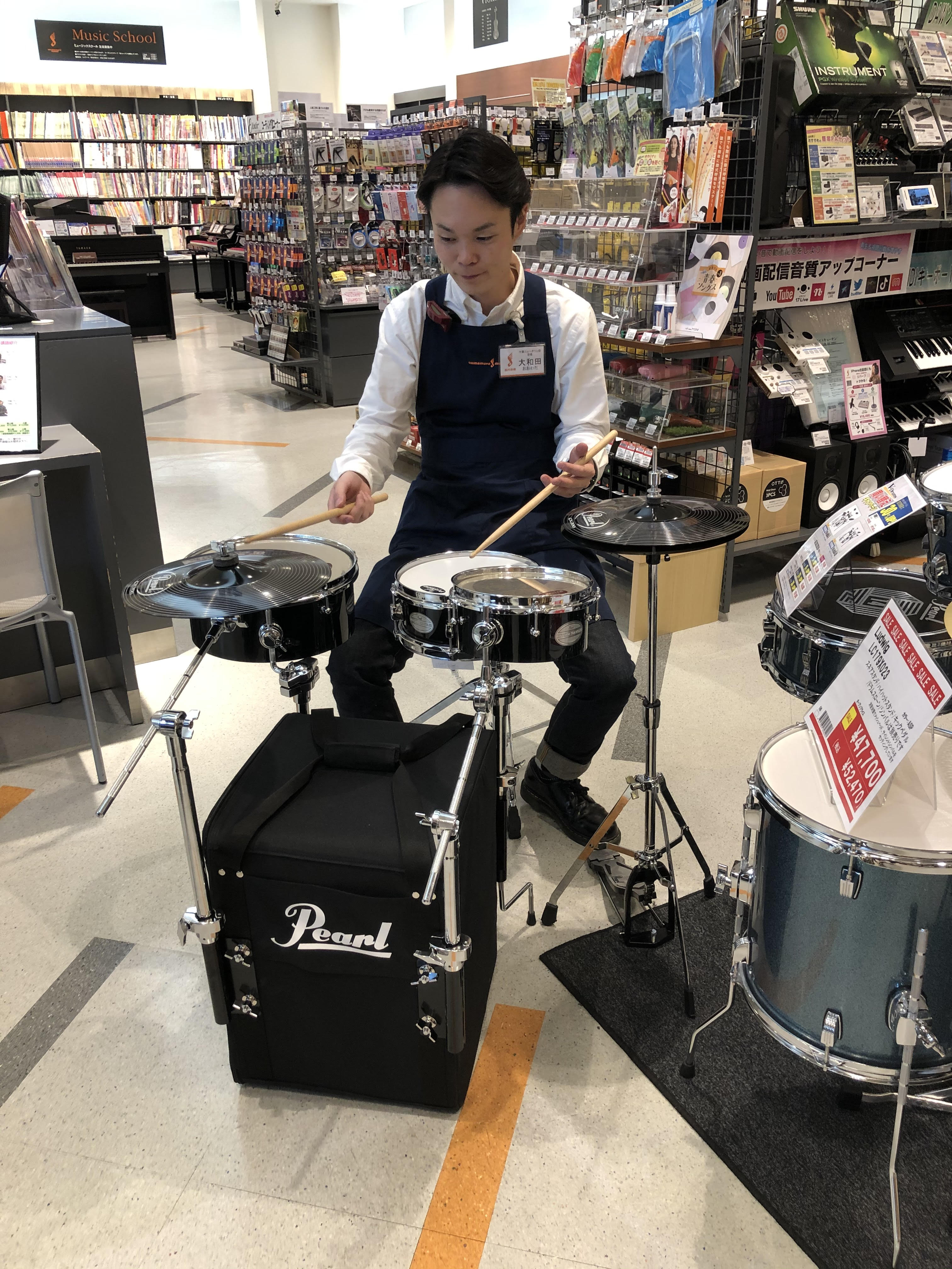 ドラムセットを持ち運ぶ リズムトラベラー Black Box 発売 イオンモール千葉ニュータウン店 店舗情報 島村楽器