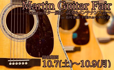 【秋のマーチンギターフェア開催！】千葉ニュータウン店/おすすめアコースティックギター