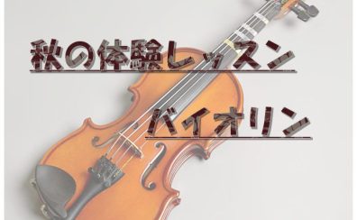 【バイオリン教室】11月の体験レッスン日程｜千葉県印西市