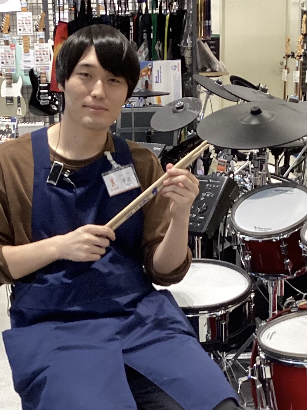 打楽器担当の平賀(ひらが)です!