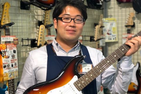 スタッフ写真 ギターアドバイザー エレキギター、ベース、ドラム、アンプ、エフェクター担当 石橋
