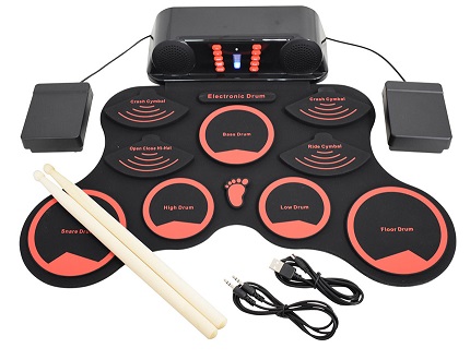 場所を選ばずプレイ可能なロールドラム発売！
