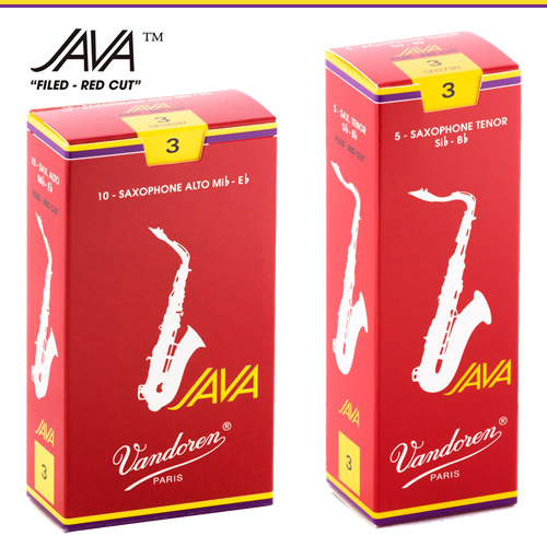Vandoren JAVA ファイルド RED サックス用リード ジャバ【バンドレン】