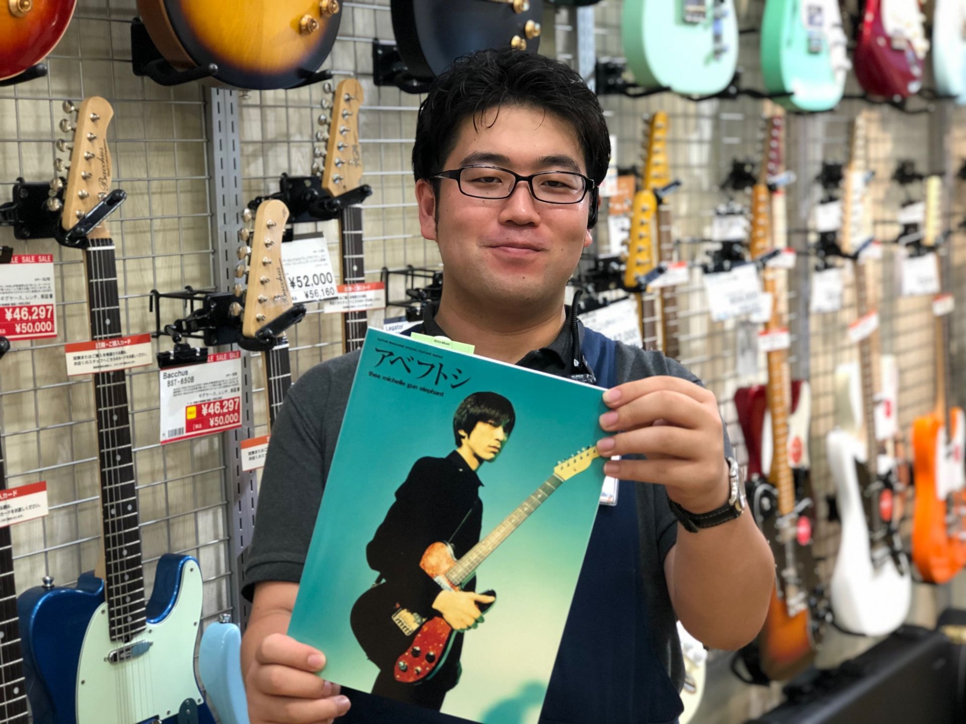 *10年ぶりについに復刻!! **「GUITAR MAGAZINE SUPECIAL SERIES アベフトシ」が当店にも入荷しました！ イオンモール筑紫野店ギター担当の石橋（いしばし）です。]]10年の時を超え、日本を代表する伝説のロックバンド「thee michelle gun elephant […]