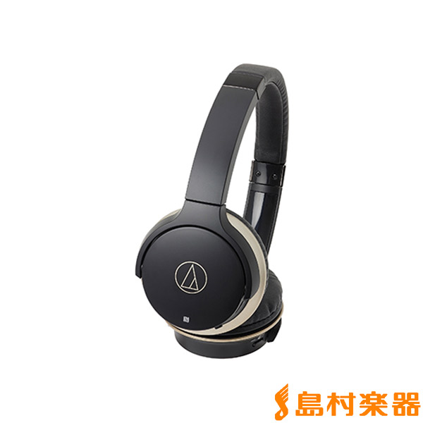 Bluetooth対応 ワイヤレスヘッドホン 【オーディオテクニカ(audio-technica) ATH-AR3BT ブラックゴールド】