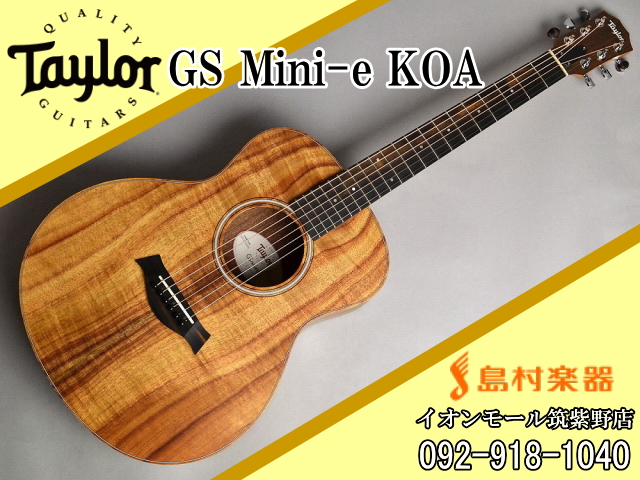 Taylor GS Mini-e KOA エレアコギター【テイラー】｜島村楽器 イオン 