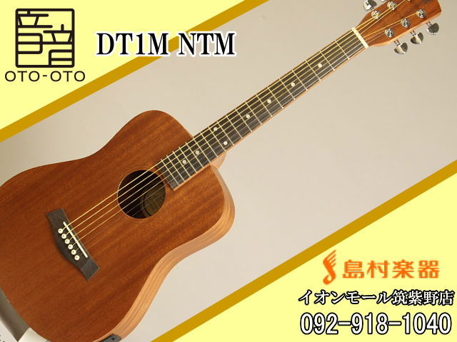 音音 DT1M NTM ミニアコースティックギター 【オトオト】