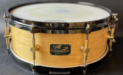 【中古】canopus MO-1455 メイプルシェル 14’×5.5′ スネアドラム