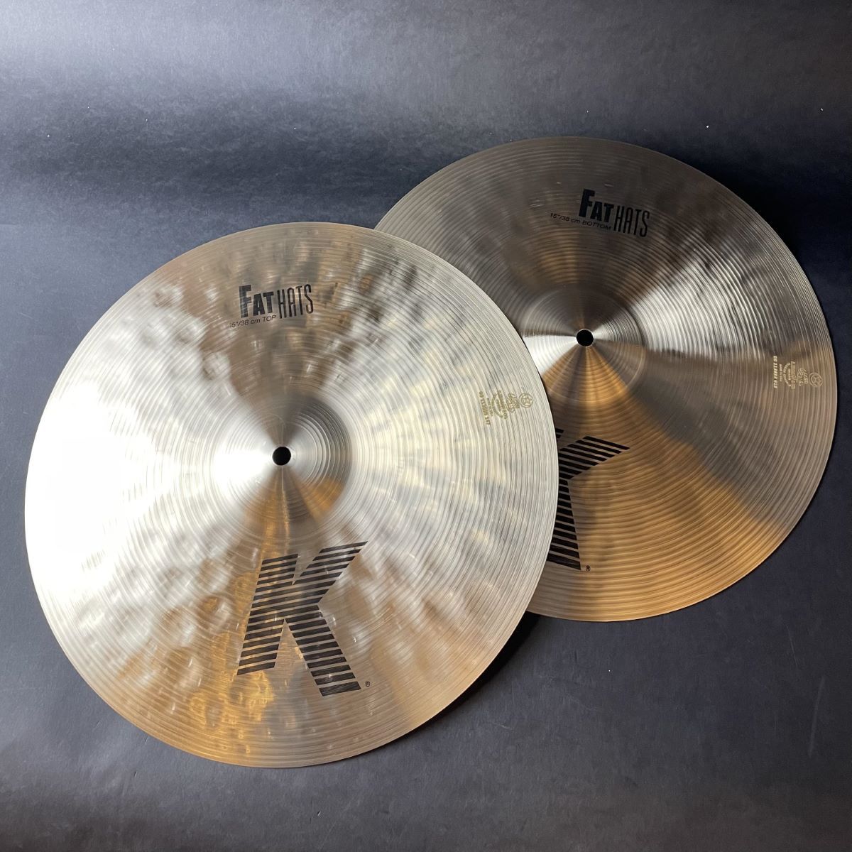 ハイハットシンバルZildjian 15-1/8” K Fat Hats (ペア)