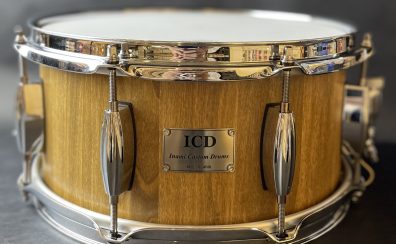 ICD Solid Poplar Stave Snare Drum12″×6″【MyDrumsShop】