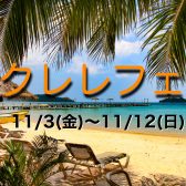 【ウクレレ大展示会】11/3（金）～11/12（日）ウクレレフェアを開催します！！