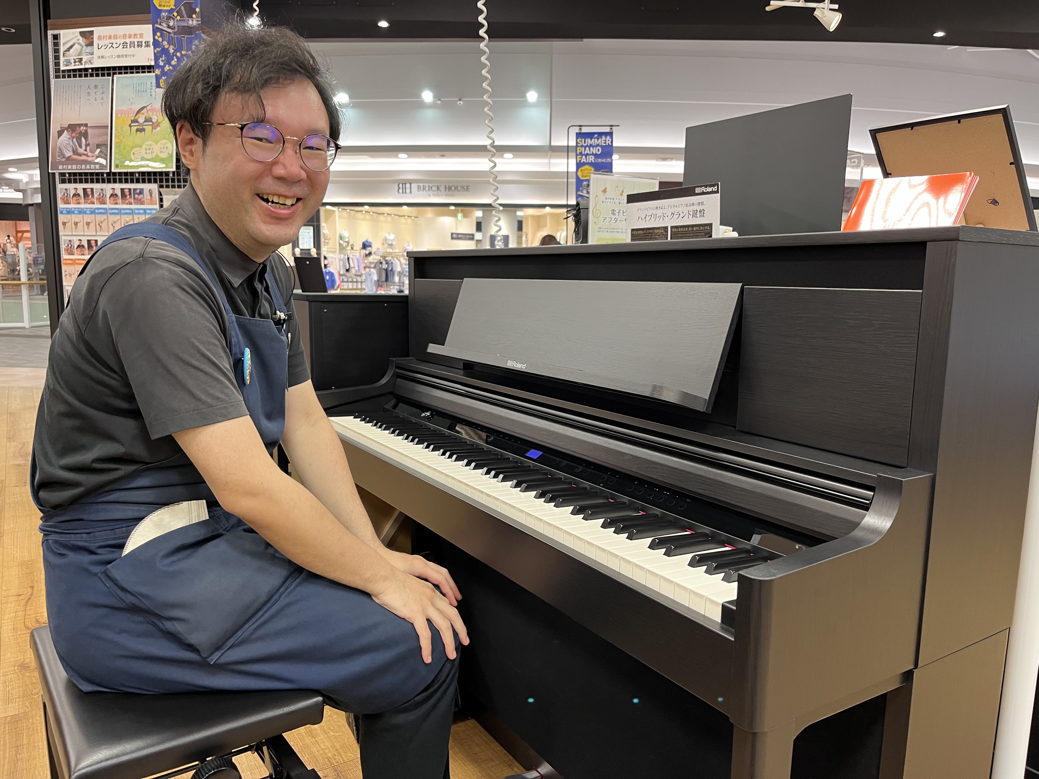 ピアノ・電子ピアノ担当岩切