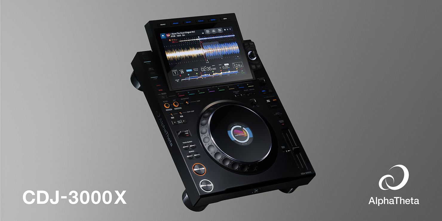AlphaTheta（旧PioneerDJ）より、CDJのフラグシップモデルCDJ-3000Xが登場！ 9月26日発売開始、ご注文の受付を開始しました！ CONTENTSAlphaTheta CDJ-3000X　公式動画CDJ-3000Xの仕様CDJ-3000X とCDJ-3000の違いお問い合わせ […]