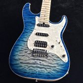【商品入荷情報】T’s Guitars / DST-Classic22 Quilt – Blue Burst