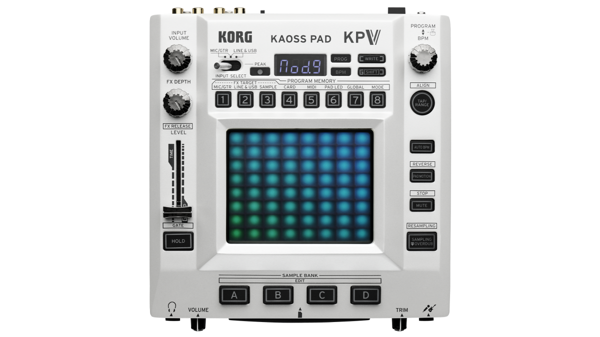 デュアルタッチ操作による革新的な表現力を備えたダイナミック・エフェクト・プロセッサーKORG KAOSS PAD V （KPV）