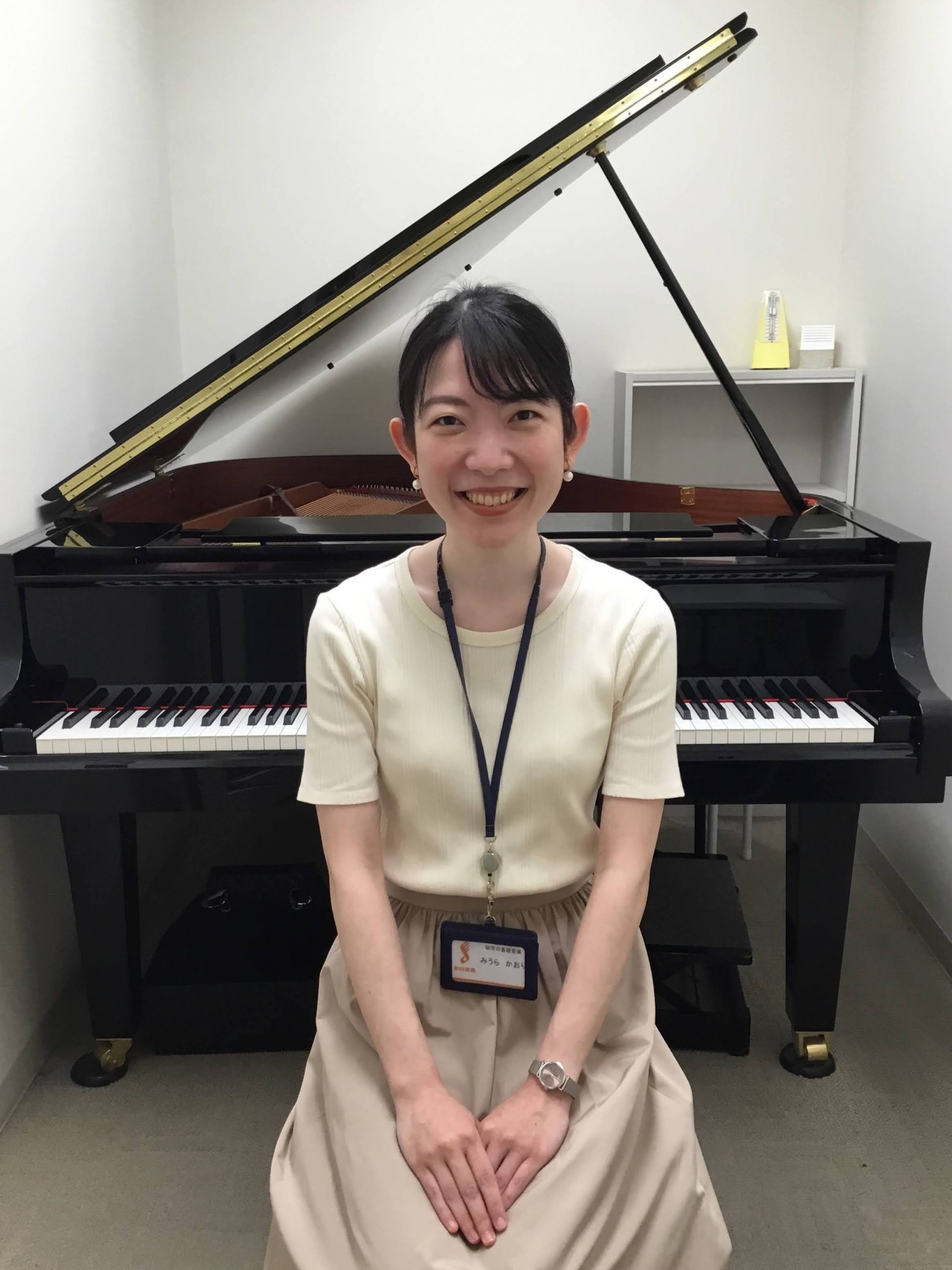 【ピアノ科・幼児の基礎音楽コース講師紹介】三浦 香織　