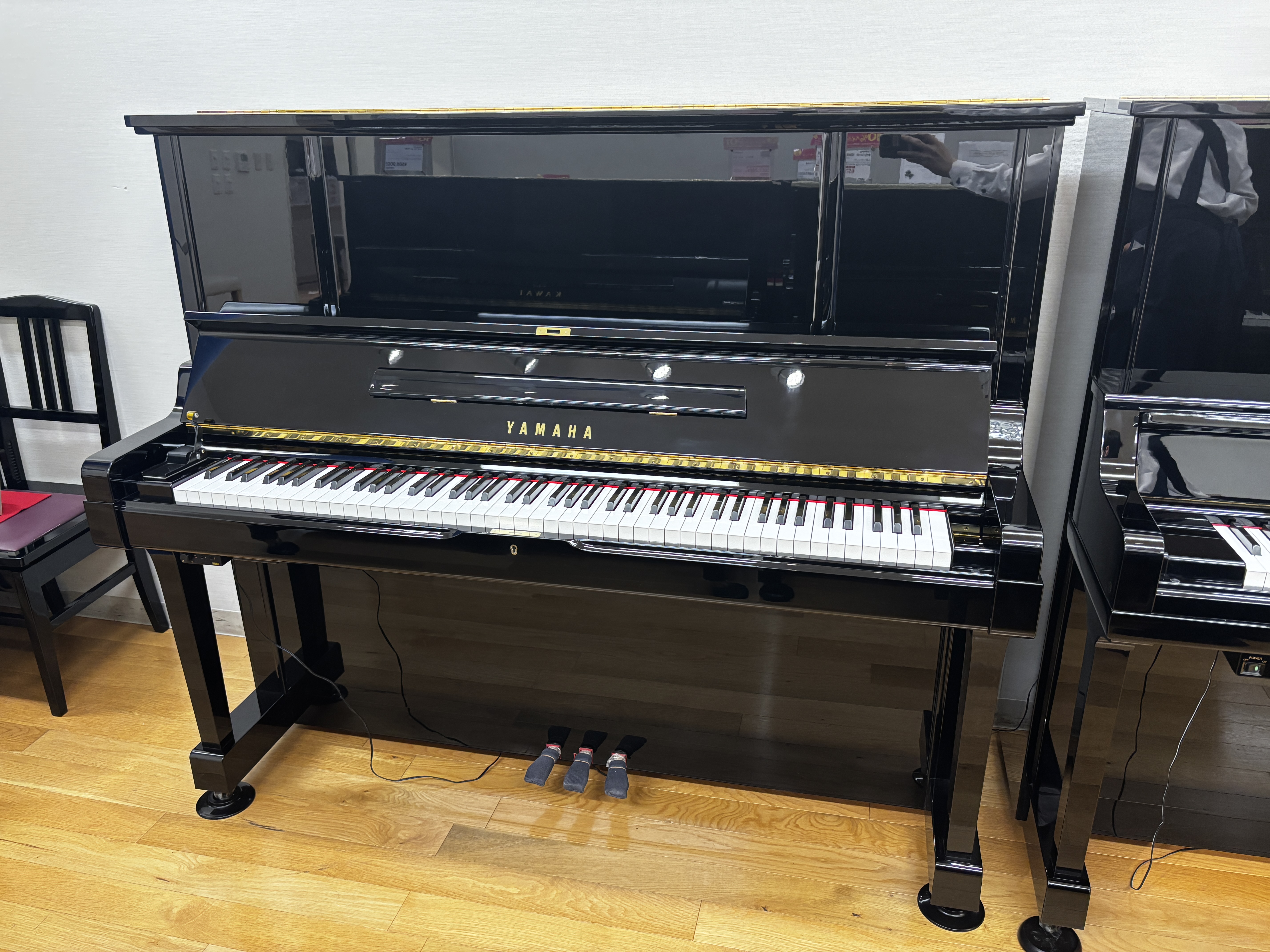 中古アップライトピアノUX-3 + KHP300 1987年製