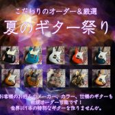 国産エレキギター大量入荷！夏のギター祭り開催中！【Tsubasa,Red House,infinite,Provision,Kz,DEVISER】