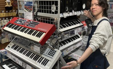 【春から軽音学部でシンセサイザーを始めたい方へ】市川コルトンプラザ店では、初めてのシンセサイザーをサポートします🎹
