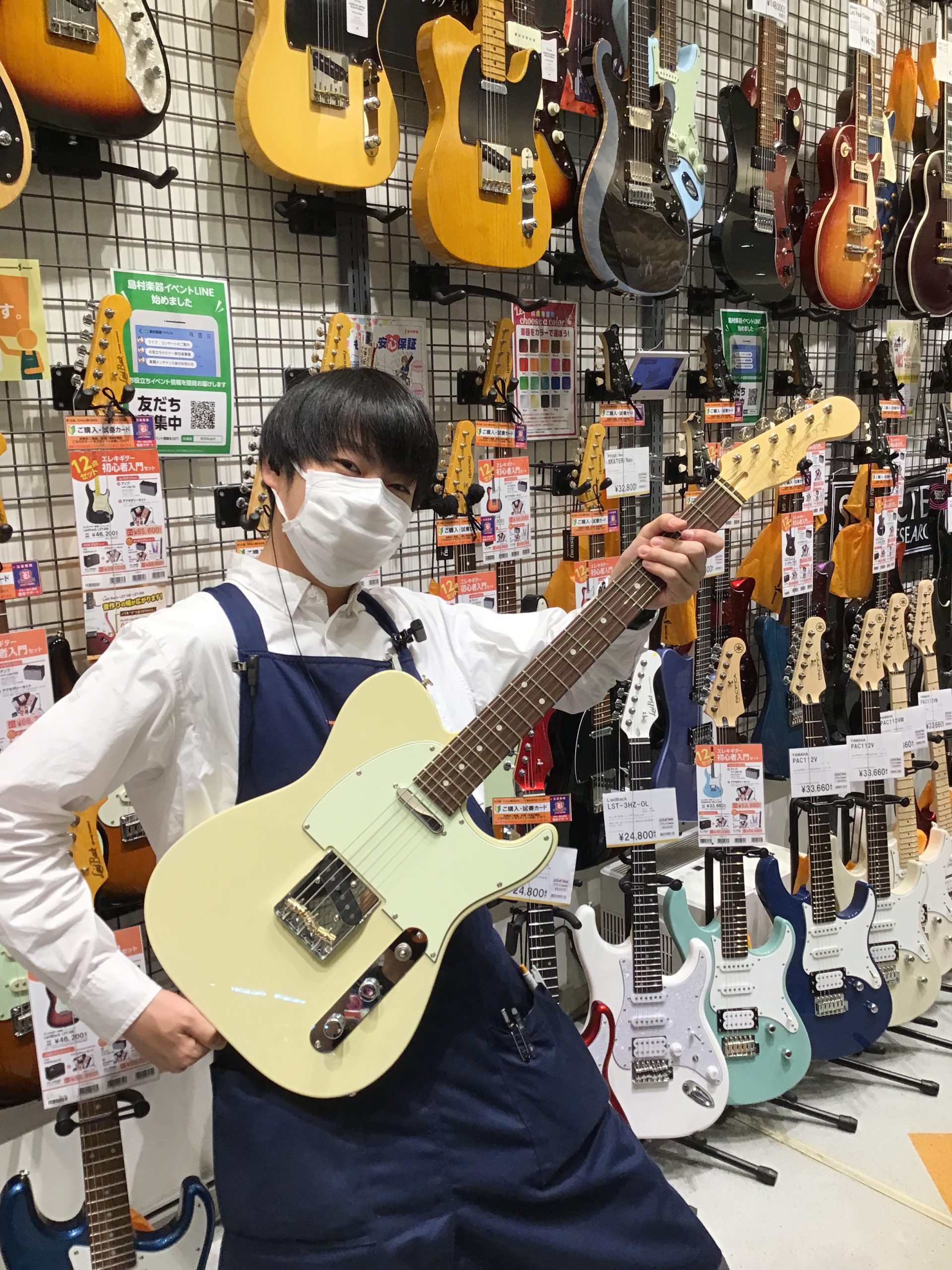 【エレキギター】MOMOSEの限定カラーのMT2-STD/NJが新入荷！！