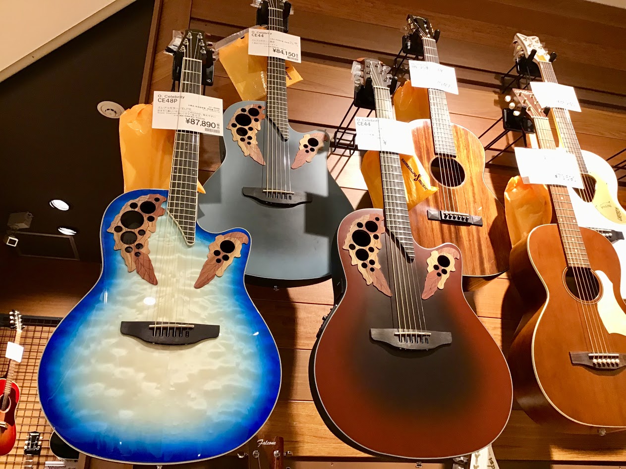 【アコースティックギター】Ovation(オベーション)大量入荷!!