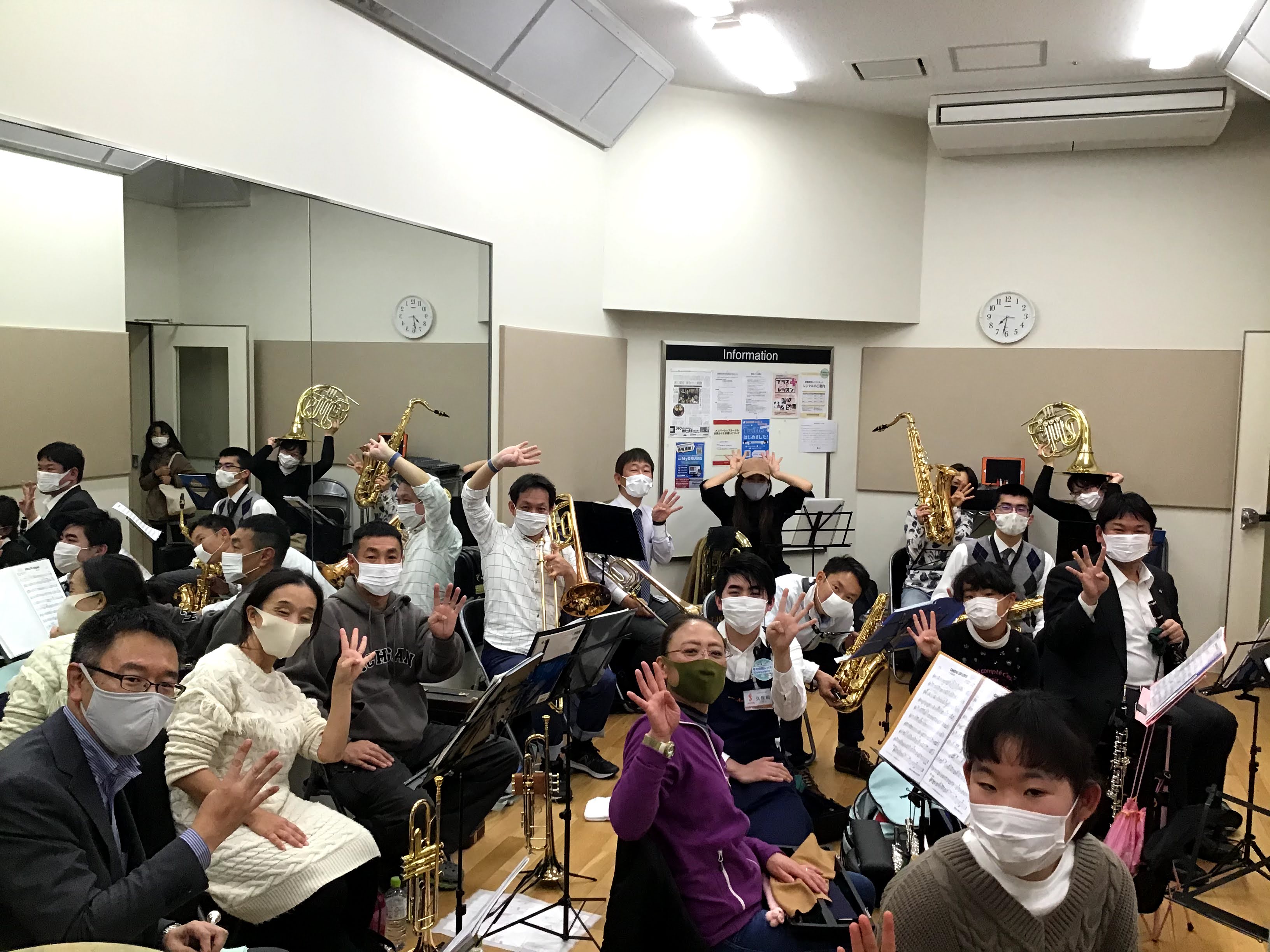 【エキスポ吹奏楽団】12月23日（水）開催レポート