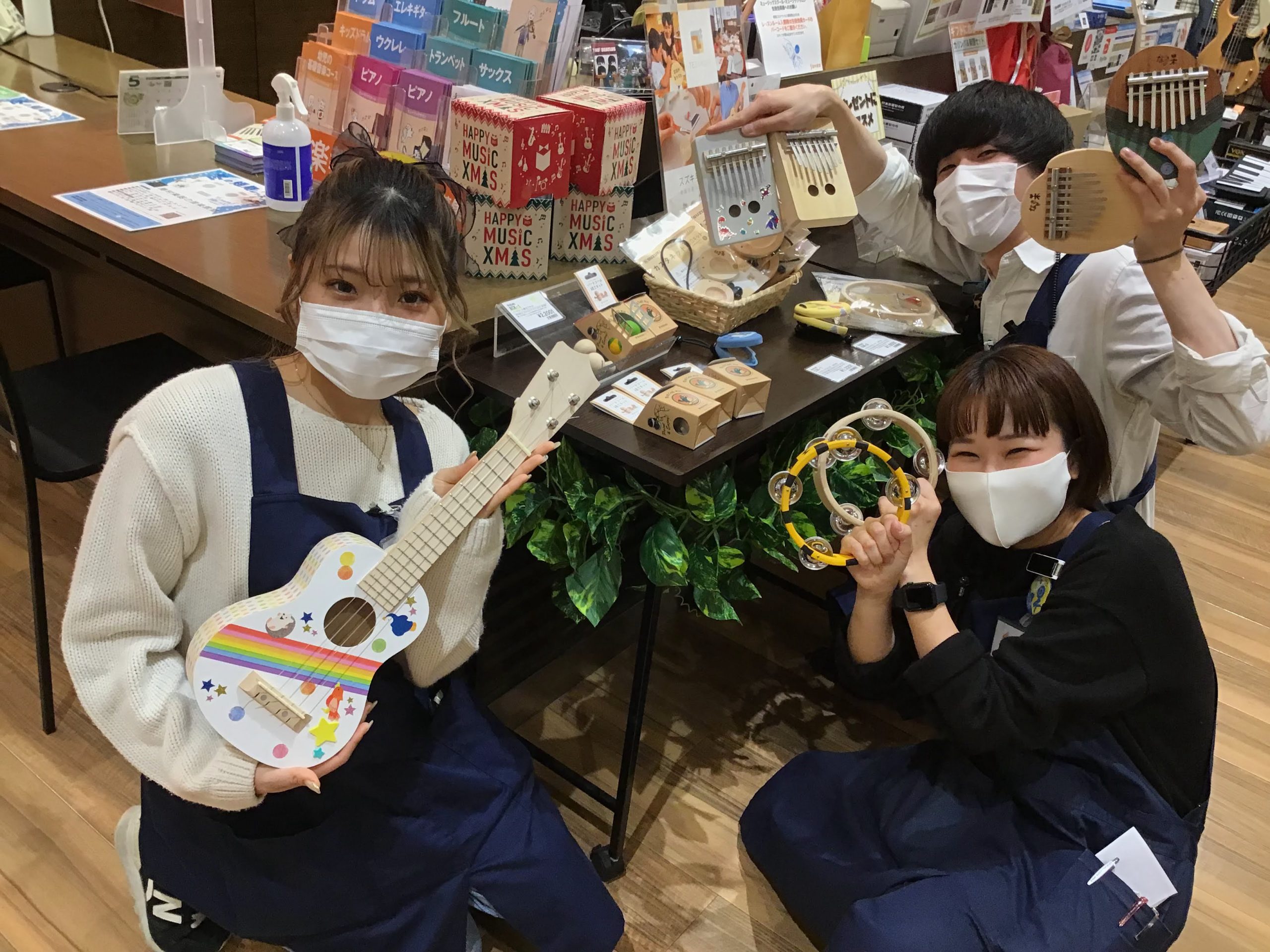 プレゼント・自由製作にも♪手作り楽器フェア開催中です！