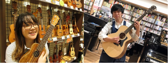 アコースティックギター担当←石本／西山→
