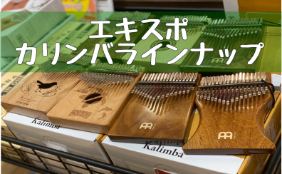 エレキカリンバも21KEYも入荷しました！エキスポシティ店カリンバラインナップ