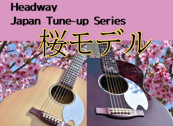 アコースティックギター】Headwayよりジャパンチューンシリーズ桜