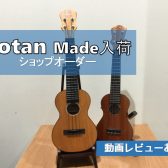 【ウクレレ】宮城県産Cotan Madeのオーダー品入荷！