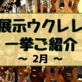 【ウクレレ】展示ラインナップご紹介