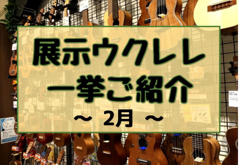 私の余裕があれば、『偶数月はラインナップを更新する』と決めましたので、初月から約束を破るわけにはいきません・・・。 2023年はワクワクすることを考えております。もう少し暖かくなりましたらご案内しますね！もちろんオーダーウクレレもチェックしておいてほしいのですが....。フライングすると、『〇〇ウク […]
