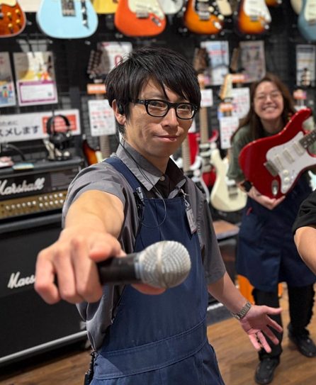 ギタリスト：藤本（ギターアドバイザー）<br />
フロイドローズでも何でも承ります！ギターの状態チェック・健康診断も可能です。