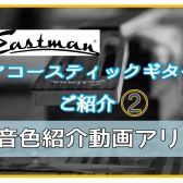 【アコースティックギター】Eastmanをもういっちょご紹介