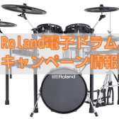 【電子ドラム】Roland V-Drums お得なプレゼントキャンペーン開催！【3月9日(土)～4月21日(日)】