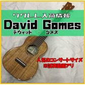 【ウクレレ】DAVID GOMESが久しぶりに入荷！