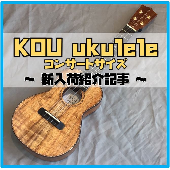 数年前からオーダーを初めて早何年でしょうか？もう5年ぐらいでしょうかね。（このHP作成中に調べたところ、2019年7月に初めましてしてました...。予想あってて驚いています◎） そんな長いお付き合いをしているKOU ukulele（コウ　ウクレレ）。いつも少し変わったオーダーをしていたのですが、久し […]