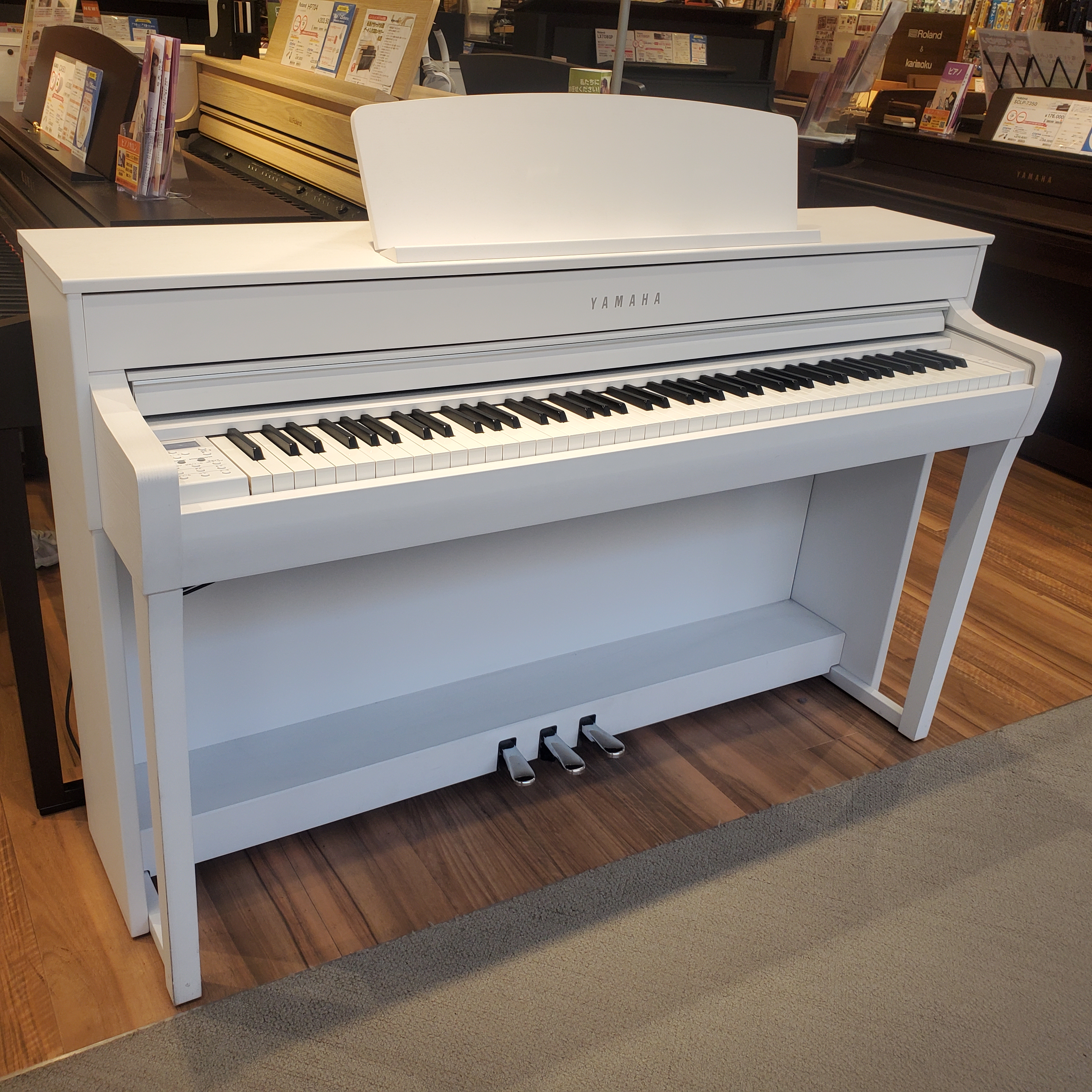 SCLP-7450(色WH)木製鍵盤・スピーカー4個