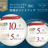 【11月1日～4日】三井ショッピングパークカード プレミアムメダル・ゴールド会員限定施策