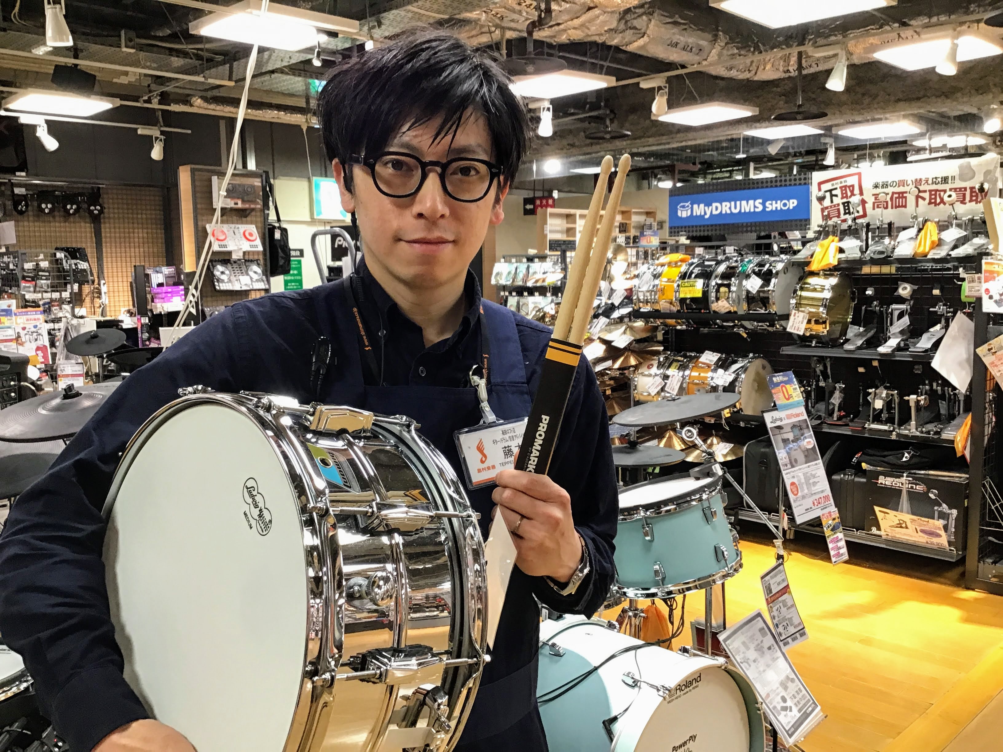 ドラム担当・藤本