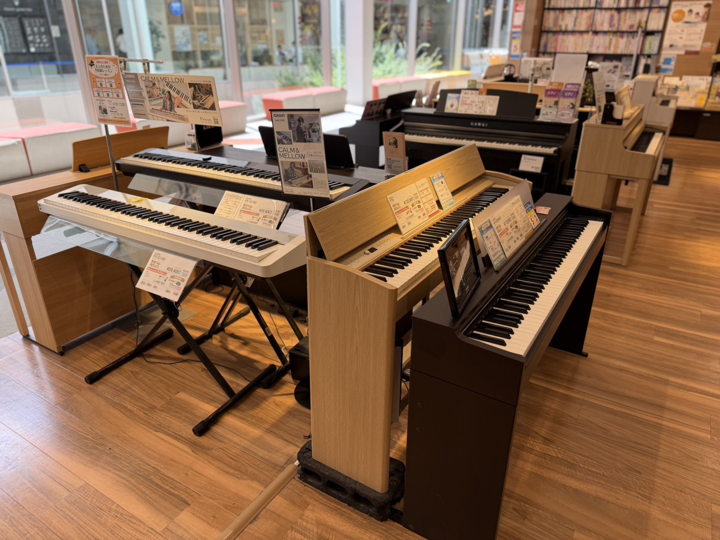 吹田・北摂】ピアノを選ぶならエキスポシティ店！電子ピアノ店頭展示