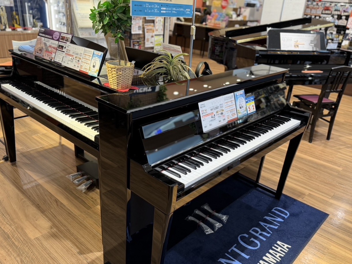 吹田・北摂】ピアノを選ぶならエキスポシティ店！電子ピアノ店頭展示