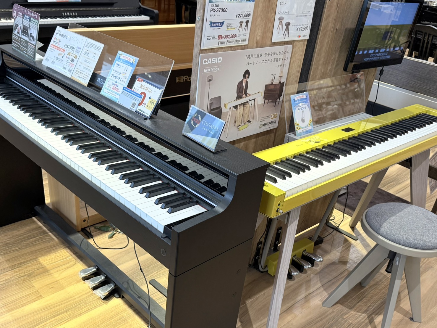 吹田・北摂】ピアノを選ぶならエキスポシティ店！電子ピアノ店頭展示