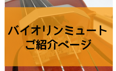 夜でも練習できる！バイオリンミュートのご紹介♪