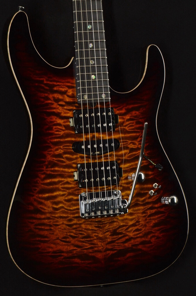 T's GuitarsDST-24 Ash/Ebony QM
