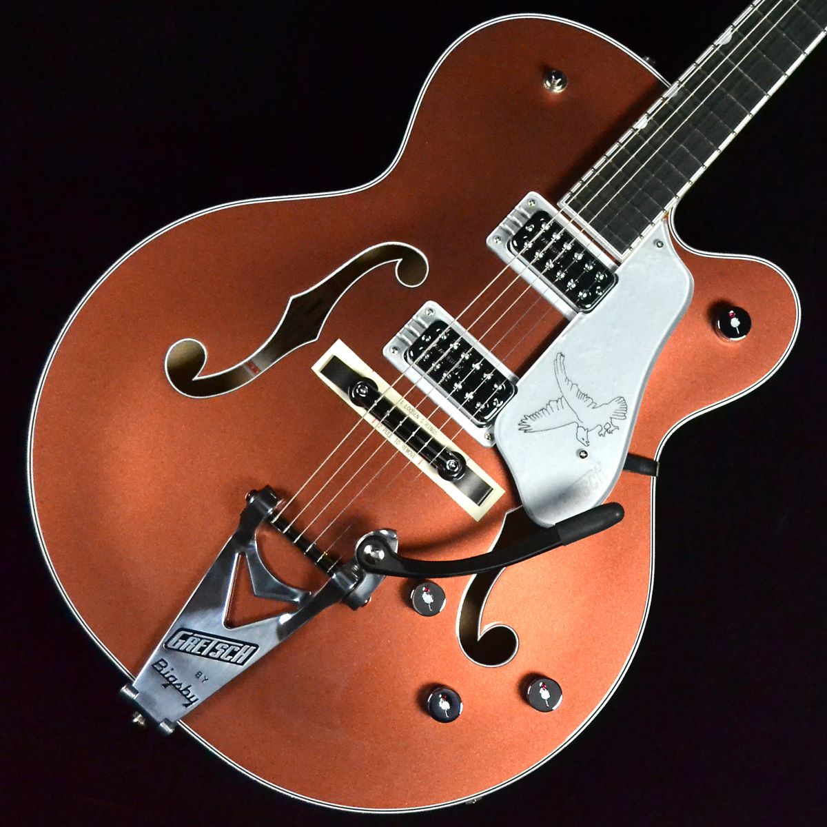 GRETCHG6136T Limited Edition Falcon with Bigsby Ebony Fingerboard Two-Tone Copper/Sahara Metallic