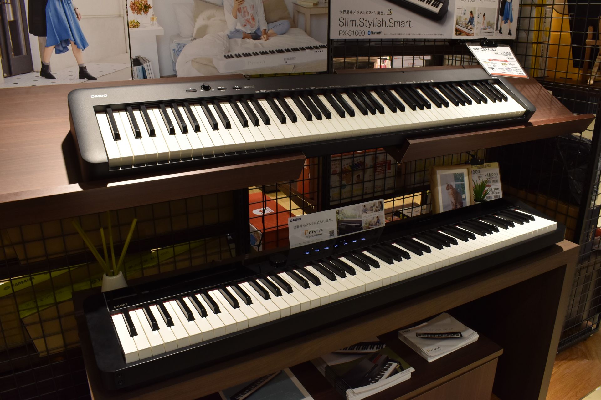【電子ピアノ】CASIO「PX-S1000、CDP-S150」展示中！