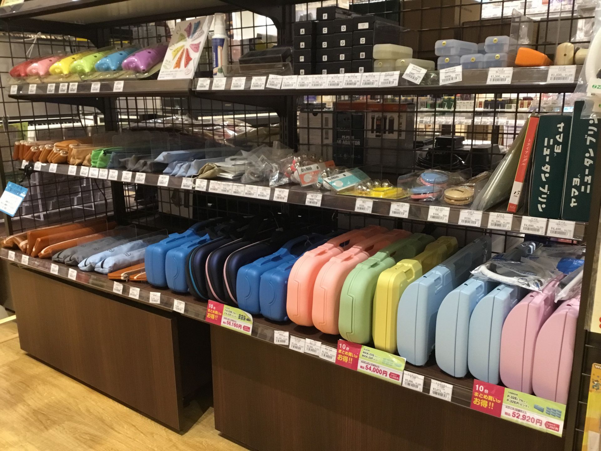 【教育楽器】鍵盤ハーモニカ、リコーダー各種取り扱っております。