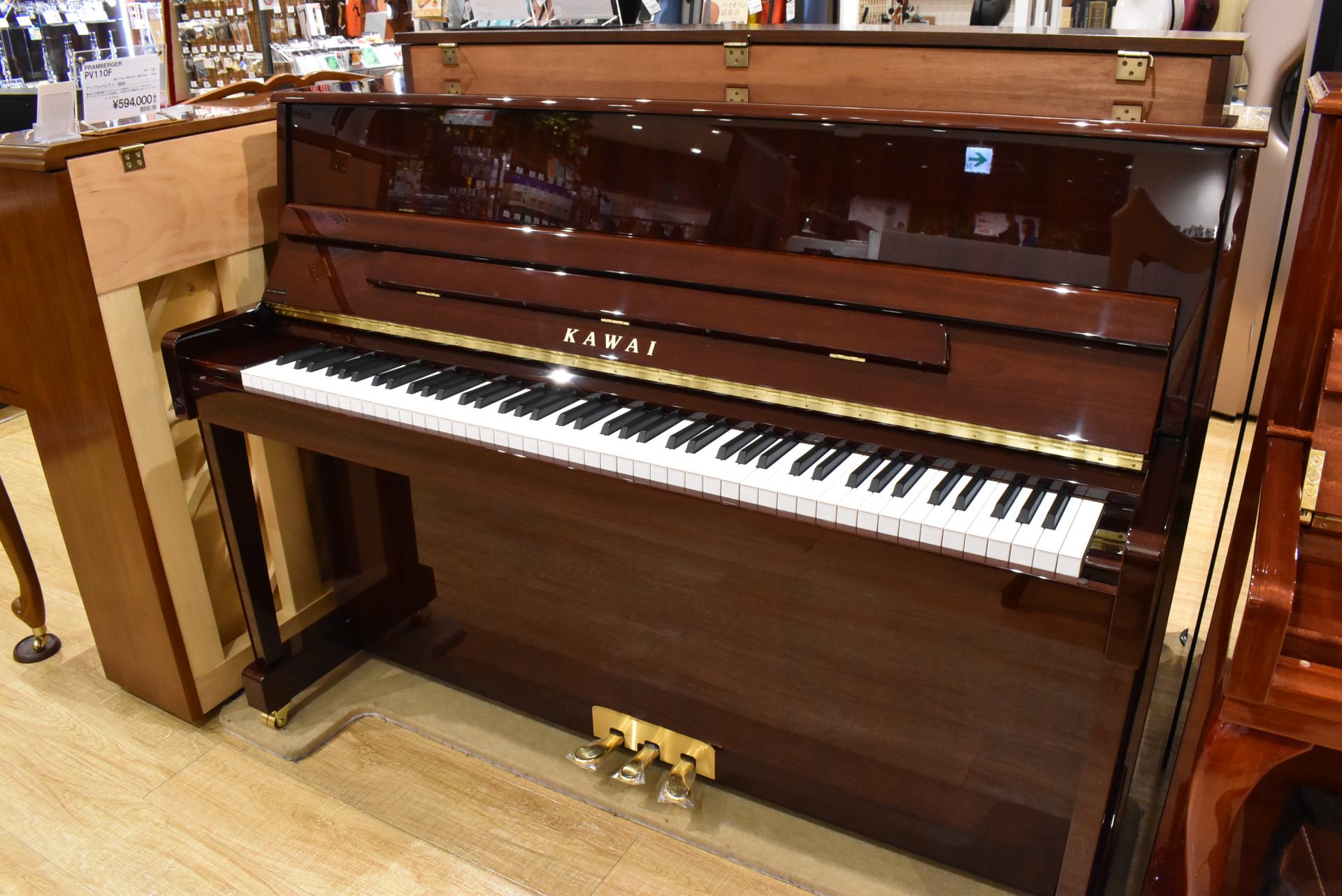 【展示ピアノ紹介】アップライトピアノ　KAWAI(カワイ)K-114SN